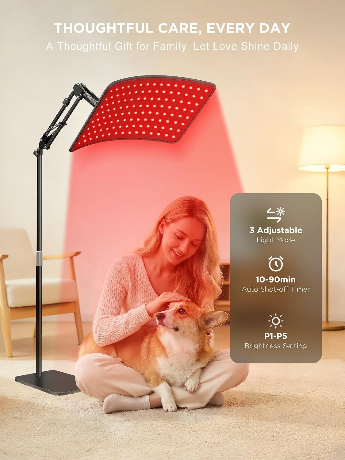Infrared Red Light Therapy Lamp