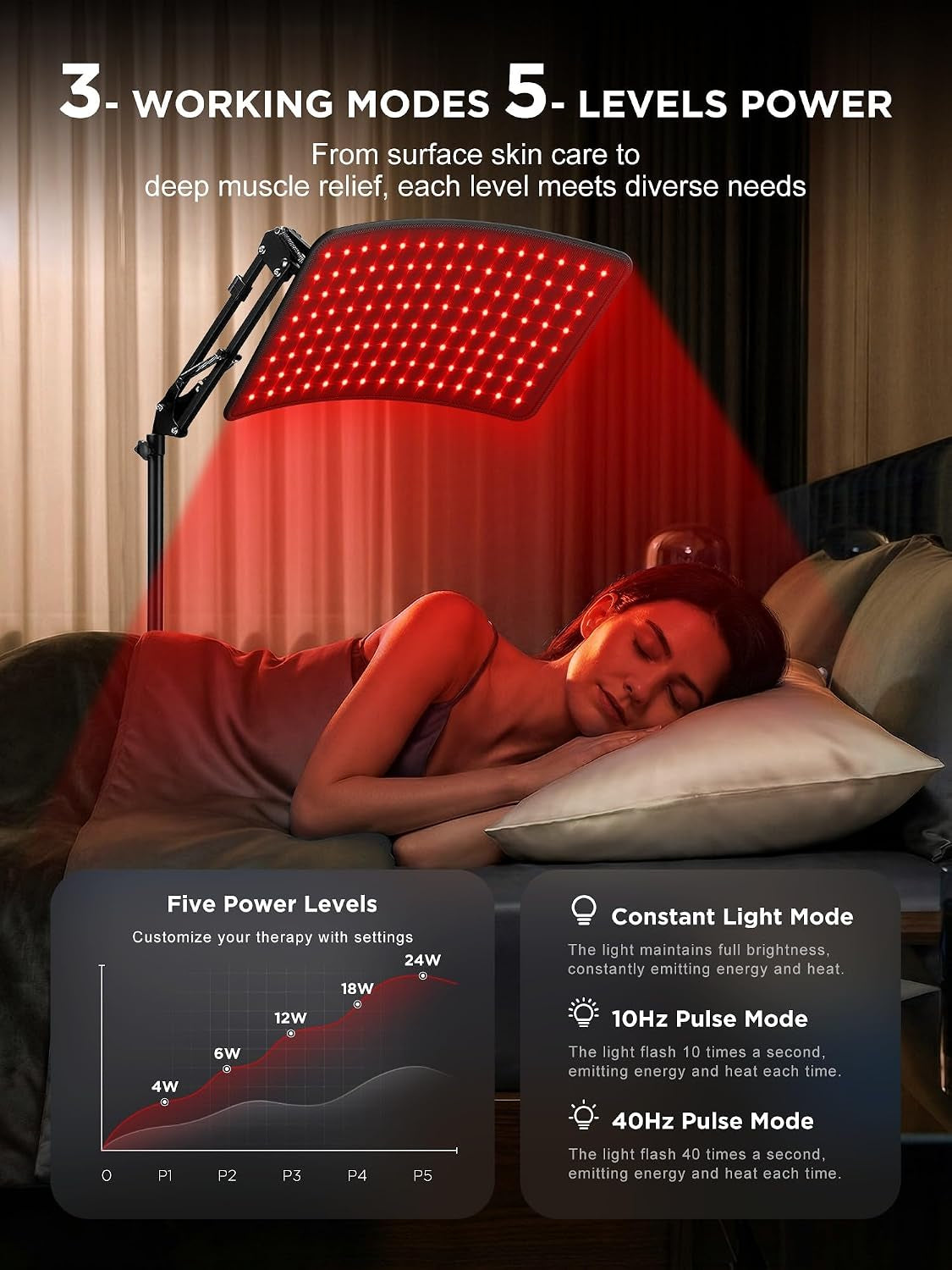 Infrared Red Light Therapy Lamp