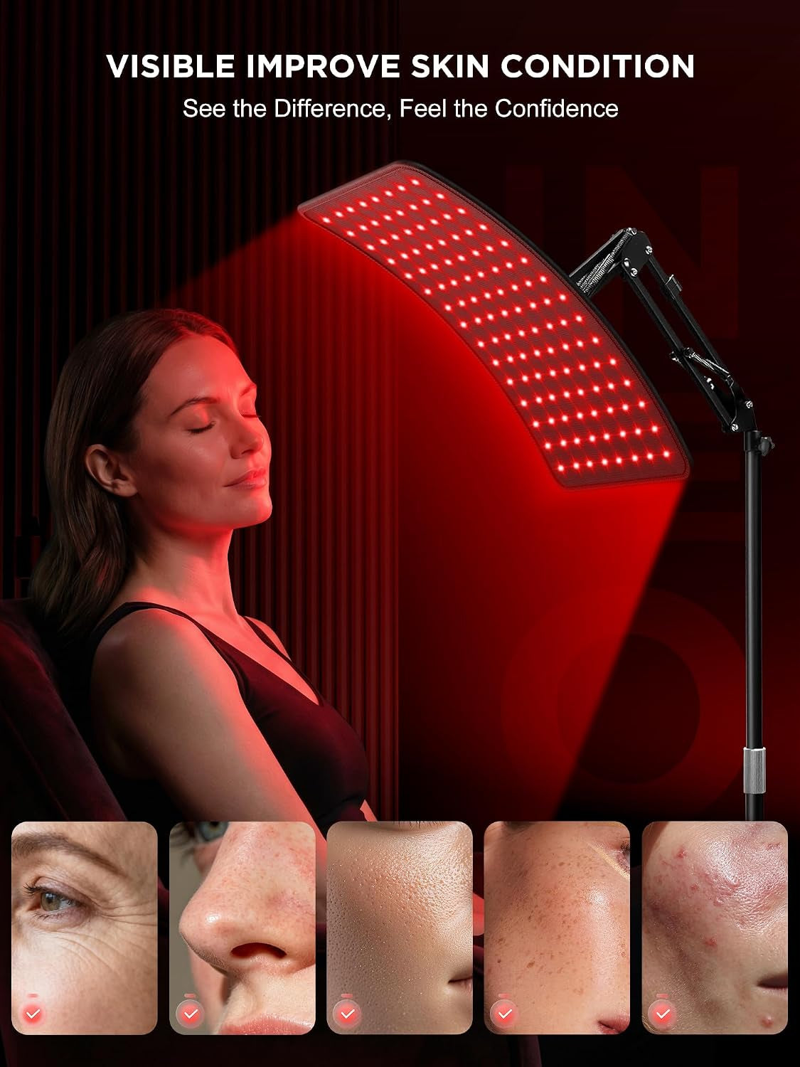 Infrared Red Light Therapy Lamp